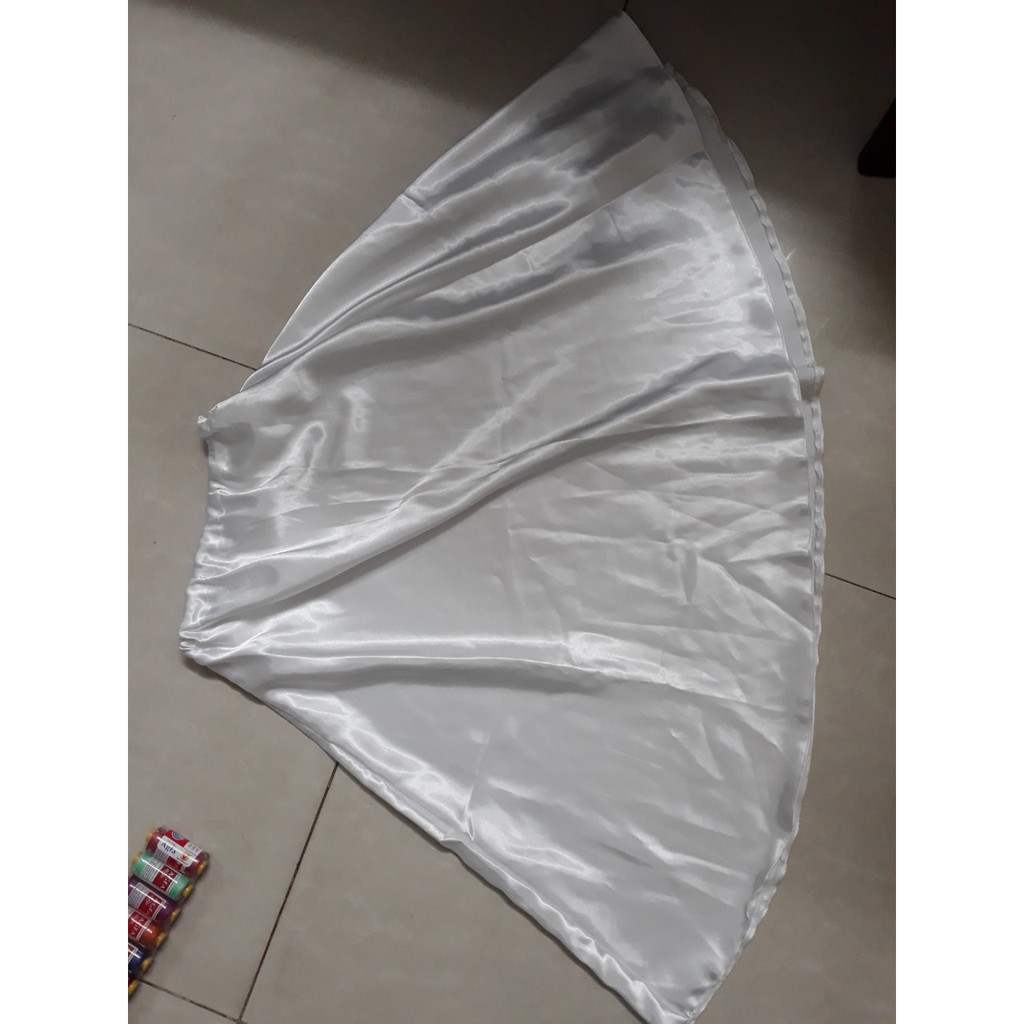 Chân Váy ngắn 60cm xoè phi bóng mặc áo dài cách tân-freesize