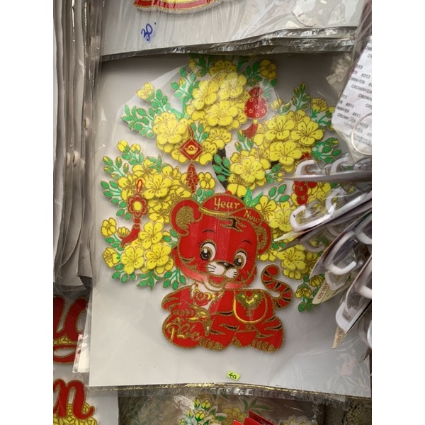 Combo xốp dán trang trí Tết