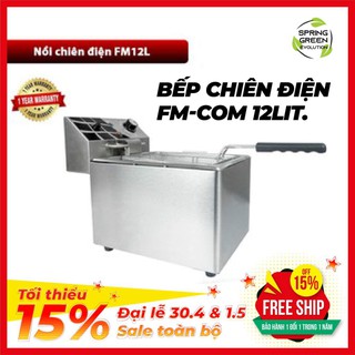 Bếp Chiên Điện FM-Com 12Lit. Chiên Nhanh, Đều, Tiết Kiệm Điện, Dễ Sử Dụng. Hàng Nhập Khẩu Chính Hãng SGE Thailand! flask