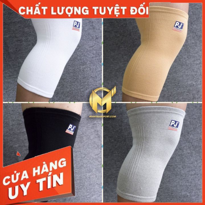 Bó gối PJ601 chính hãng, băng gối thể thao thun dày, độ đàn hồi cao