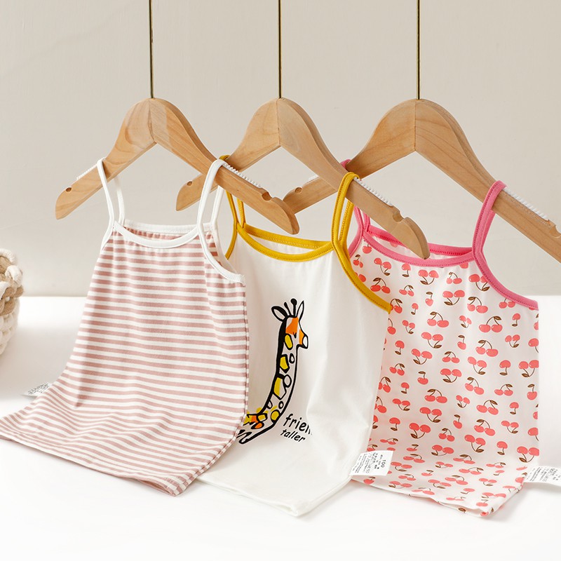 Áo lót hai dây vải cotton thiết kế đáng yêu cho bé gái tuổi teen