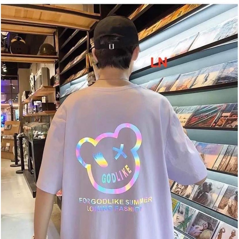 Áo phông gấu GODLIKE phản quang 7m DA6