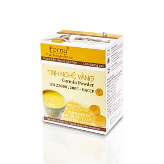 Tinh nghệ vàng Forny 50g 10 gói *5g) (Hộp giấy)(Tinh bột nghệ)(Tinh bột nghệ nguyên chất)