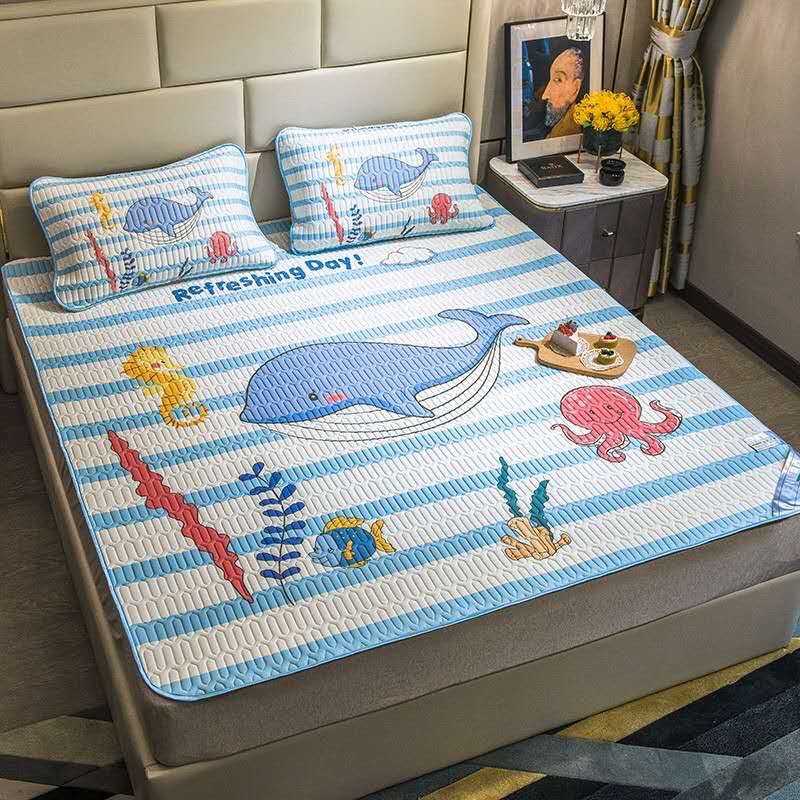 Chiếu cao su non 5D cao cấp 1m6x2m mẫu cá heo