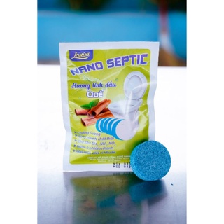 Viên khử mùi, khử trùng,diệt khuẩn thả bồn cầu Toilet  VI SINH NANO SEPTIC