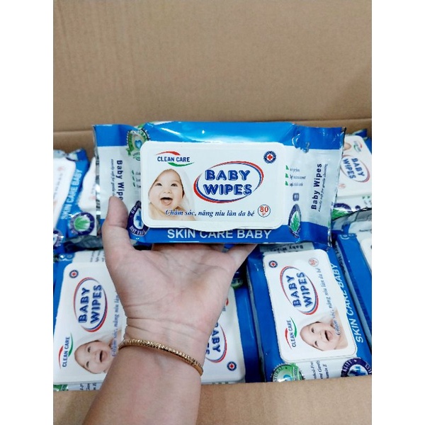 Khăn Ướt cao cấp Baby wipe 80g