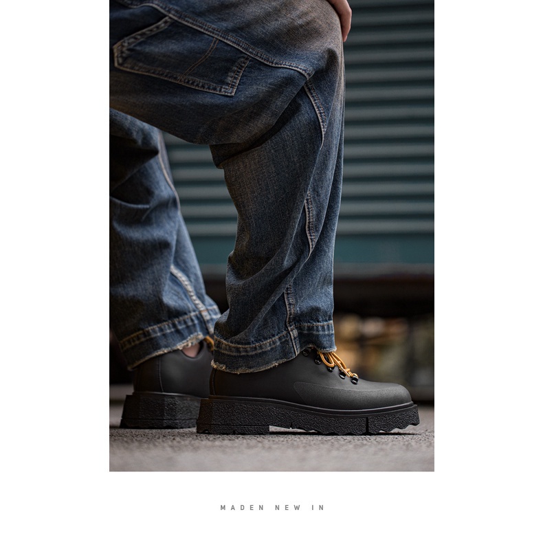 Giày oxford MADEN da cổ thấp phong cách Anh Quốc retro thời trang mùa thu dành cho nam