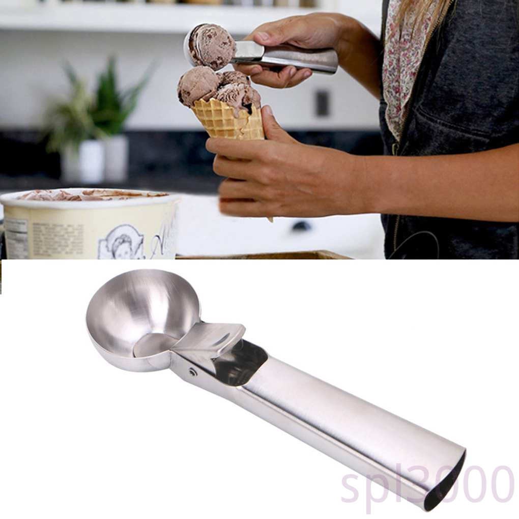 Muỗng Múc Kem Viên Bằng Thép Không Gỉ