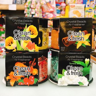 Gel thơm khử mùi dạng hạt pha lê clean & fresh 160g