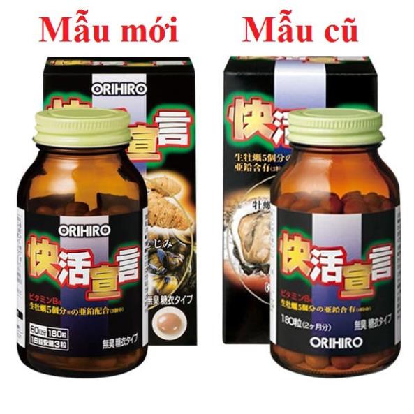 {Nhật} Tinh chất hàu nghệ Orihiro Vivacity 180 viên - Hỗ trợ tăng cường sinh lý nam, bổ thận tráng dương