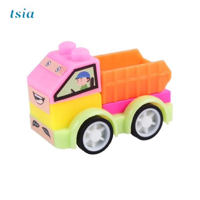 Đồ Chơi Xe Kéo Mini Nhiều Màu Sắc Dễ Thương Cho Bé