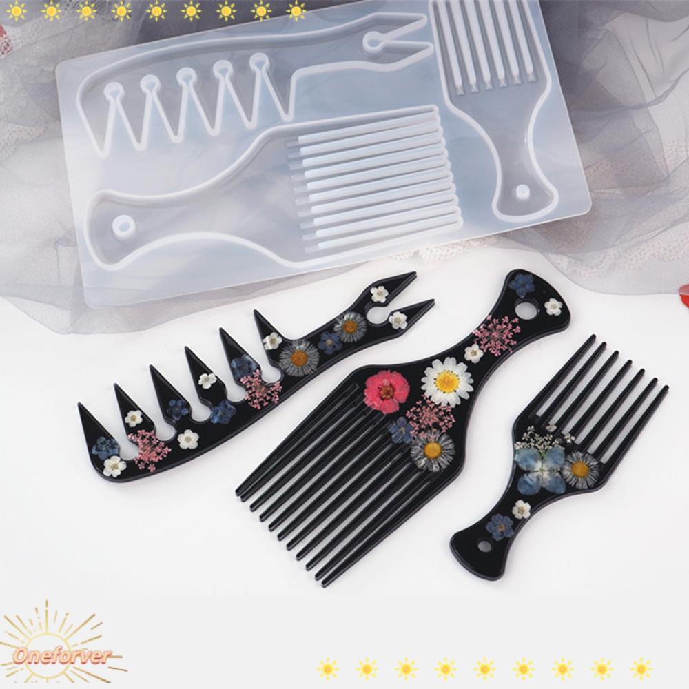 Khuôn Silicone Hình Lược Chải Tóc Châu Phi DIY|Khuôn Đúc Epoxy Dùng Trang Trí Nhà Cửa