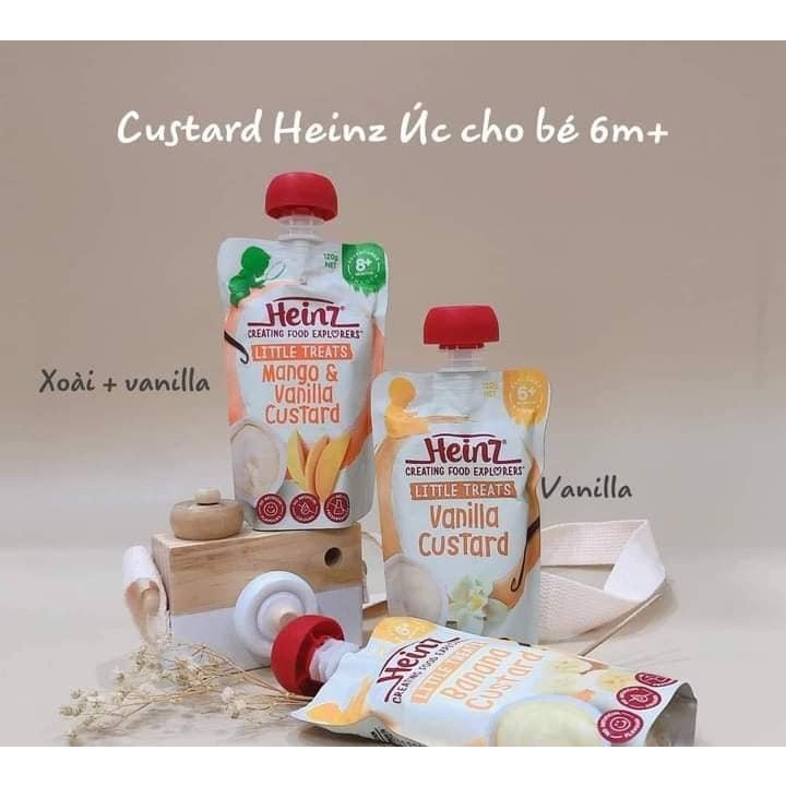 Váng Sữa Úc Heinz Cho Bé Từ 6 Tháng Tuổi Ăn Dặm Bổ Sung Canxi Dinh Dưỡng Thơm Ngon