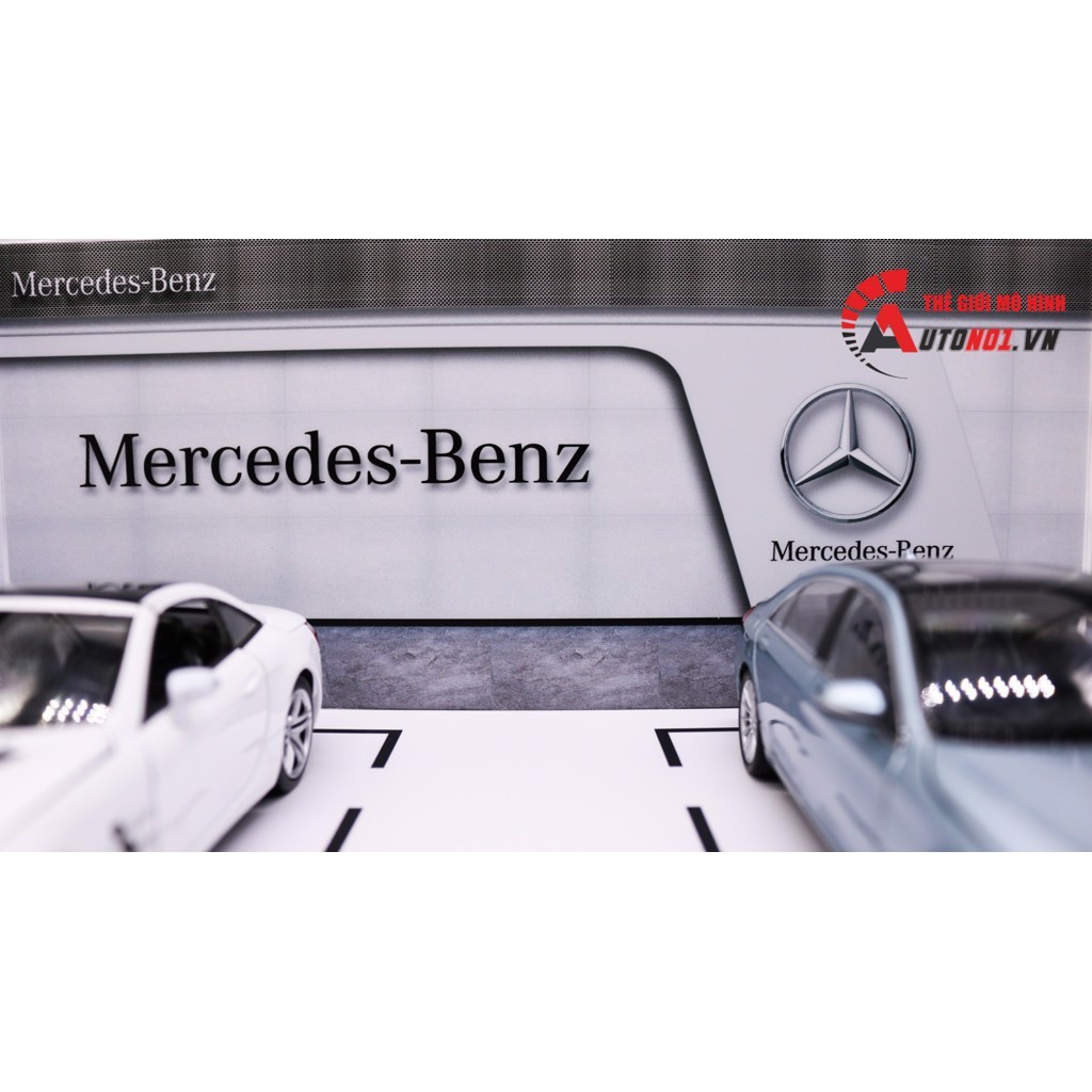 DIORAMA DECOR SHOWROOM MERCEDES 35X25X15CM 1:24 PK101