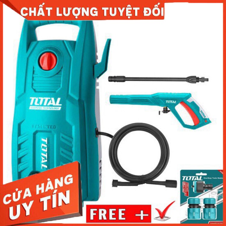 Máy Rửa Xe Áp Lực Cao TOTAL - 1400w( tặng kèm khớp nối) nguyên zin nhé các bác