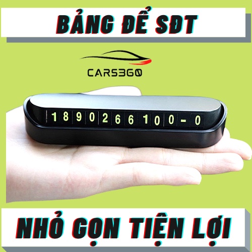 bảng để số điện thoại trên xe ô tô
