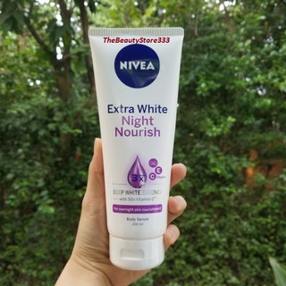 Tinh chất dưỡng thể dưỡng trắng Nivea ban đêm 180ml