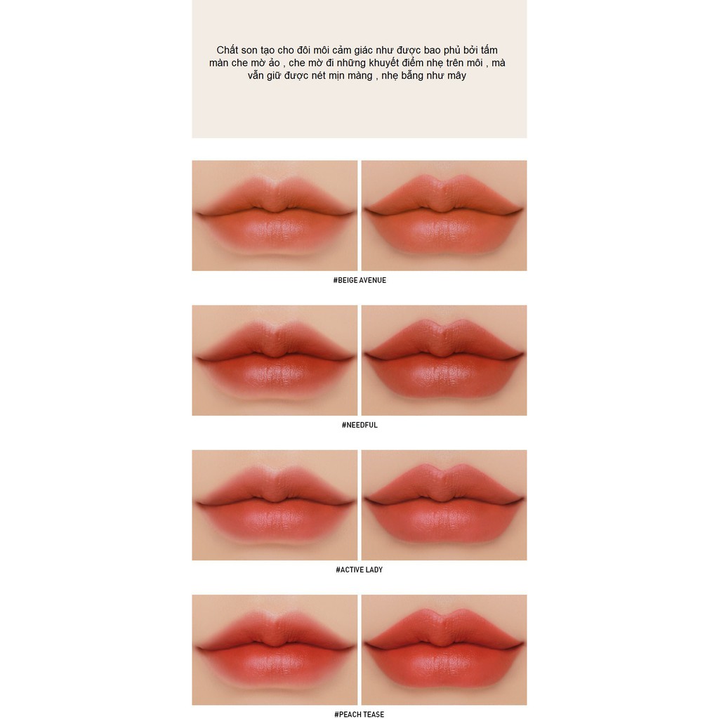 Son Kem Siêu Lì, Mịn Môi 3CE Cloud Lip Tint | BigBuy360 - bigbuy360.vn