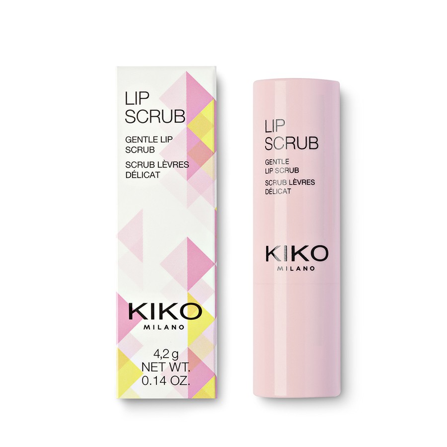 Kiko Lip Scrub - Tẩy Da Chết Môi Dạng Thỏi mẫu mới 2019 vỏ hoạ tiết