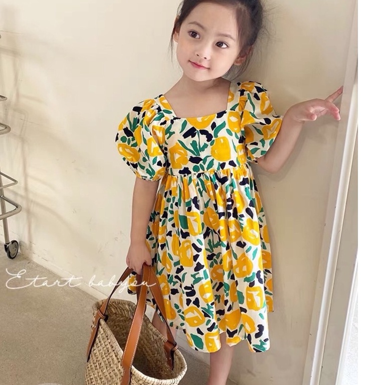 Váy đan lưng tay bồng cho bé 8-19kg