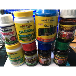 COMBO 08 lọ phân bón chăm sóc hoa lan