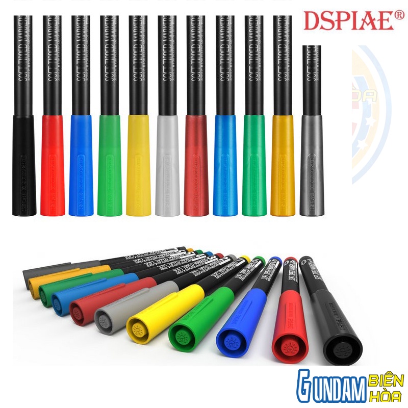 Gundam Marker DSPIAE đầu mềm thường và metallic