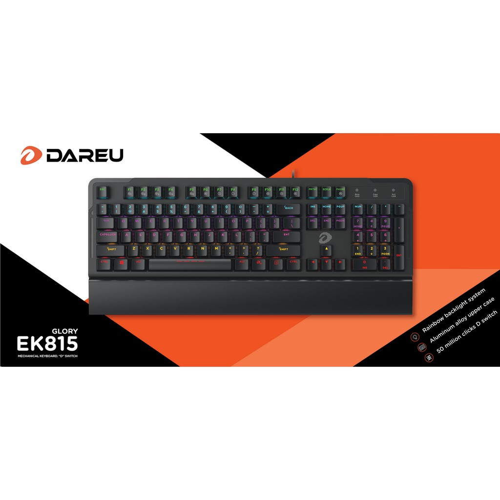 Bàn phím cơ Gaming DAREU EK815 104KEY