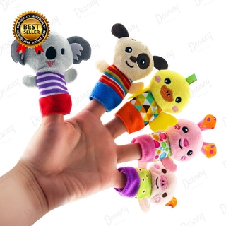 Set 5 Con Rối Ngón Tay Hình Động Vật Dễ Thương Cho Bé