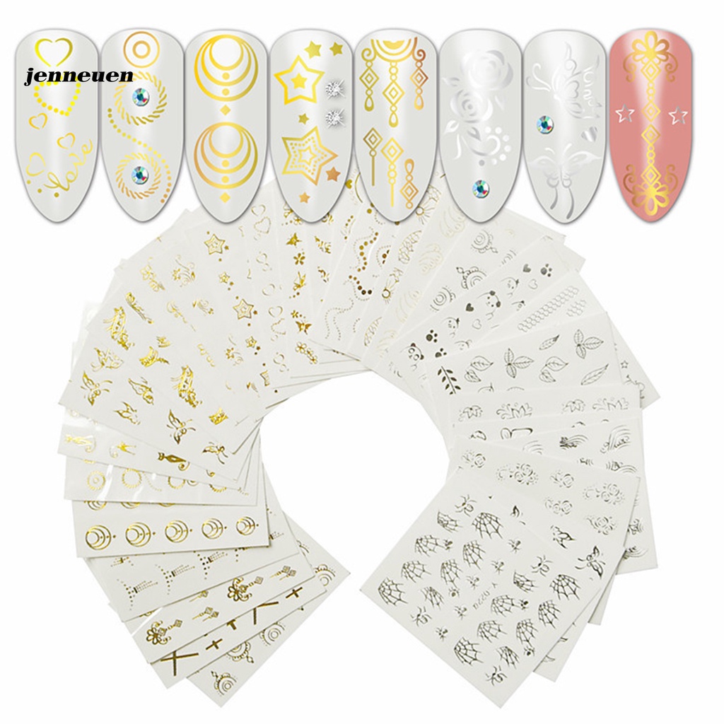 [Hàng mới về] Miếng dán móng tay họa tiết chủ đề Giáng sinh dễ sử dụng cho nữ