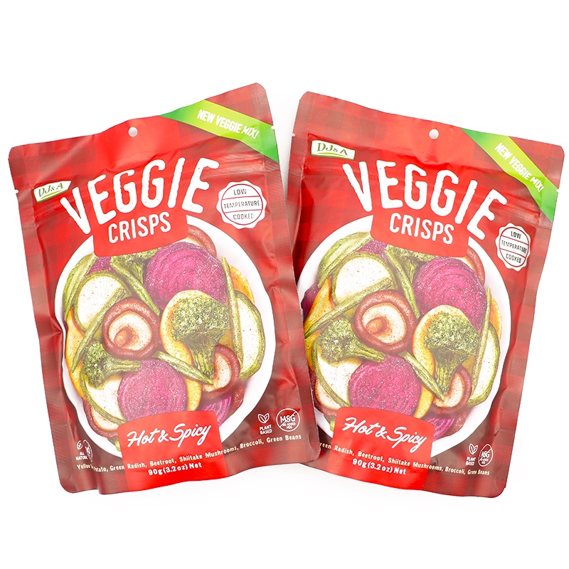 Rau Củ Sấy Giòn Vị Cay DJ&amp;A - 90g