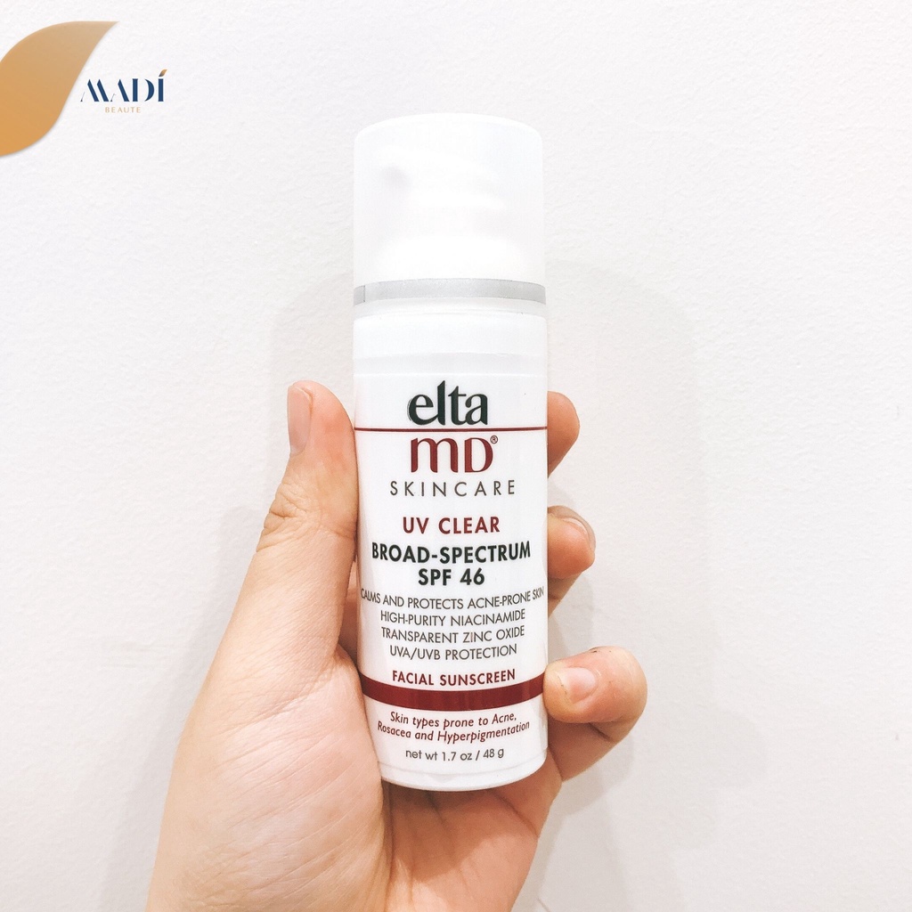 Kem Chống Nắng Elta MD, Elta MD SPF 46, Bản Không Màu
