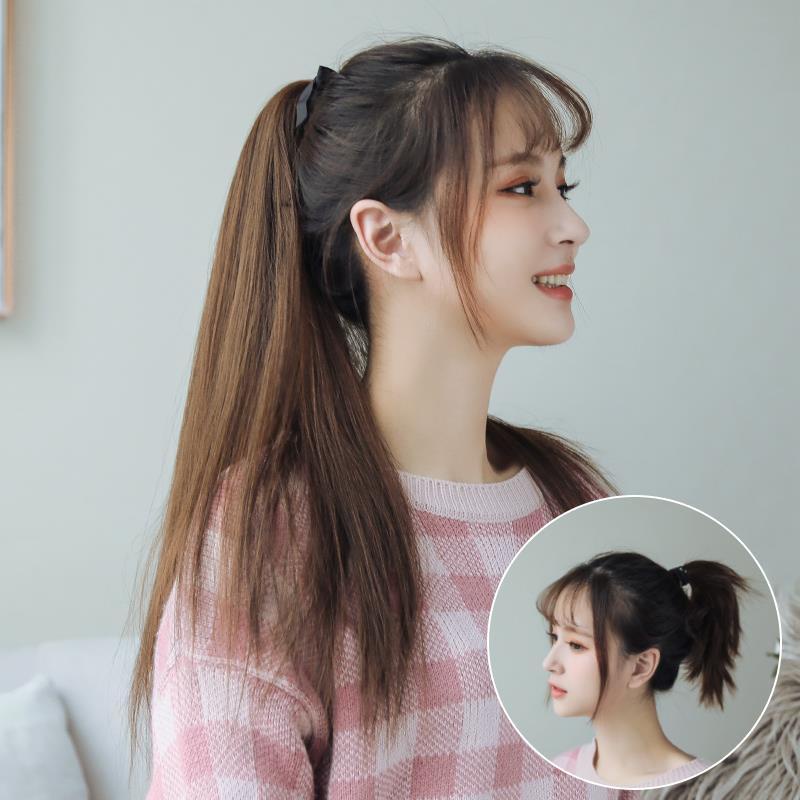 Tóc giả cột thẳng Koty, tóc giả buộc đuôi ngựa cho nữ