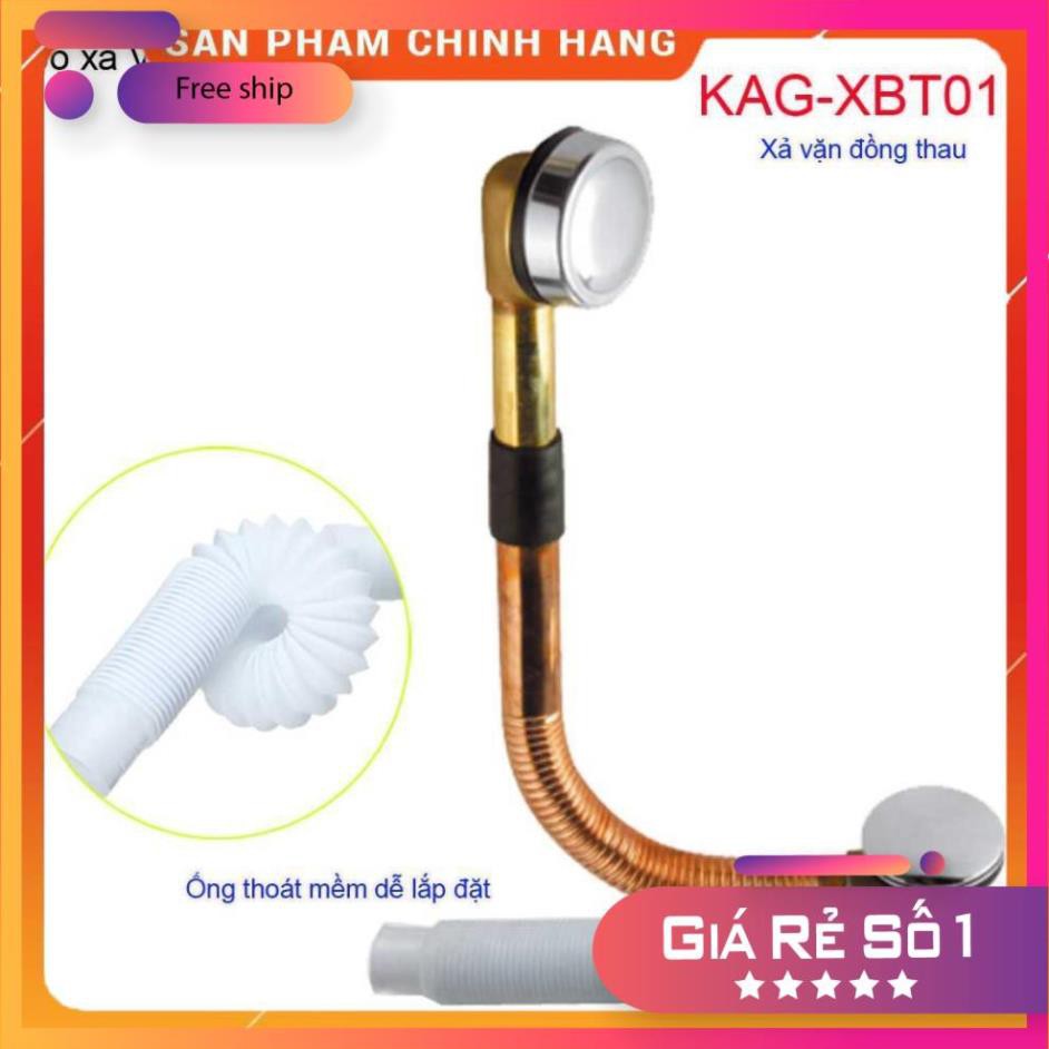 BỘ Xả vặn bồn tắm bằng thau, Bộ xả dùng cho bồn tắm nằm KAG-XBT01