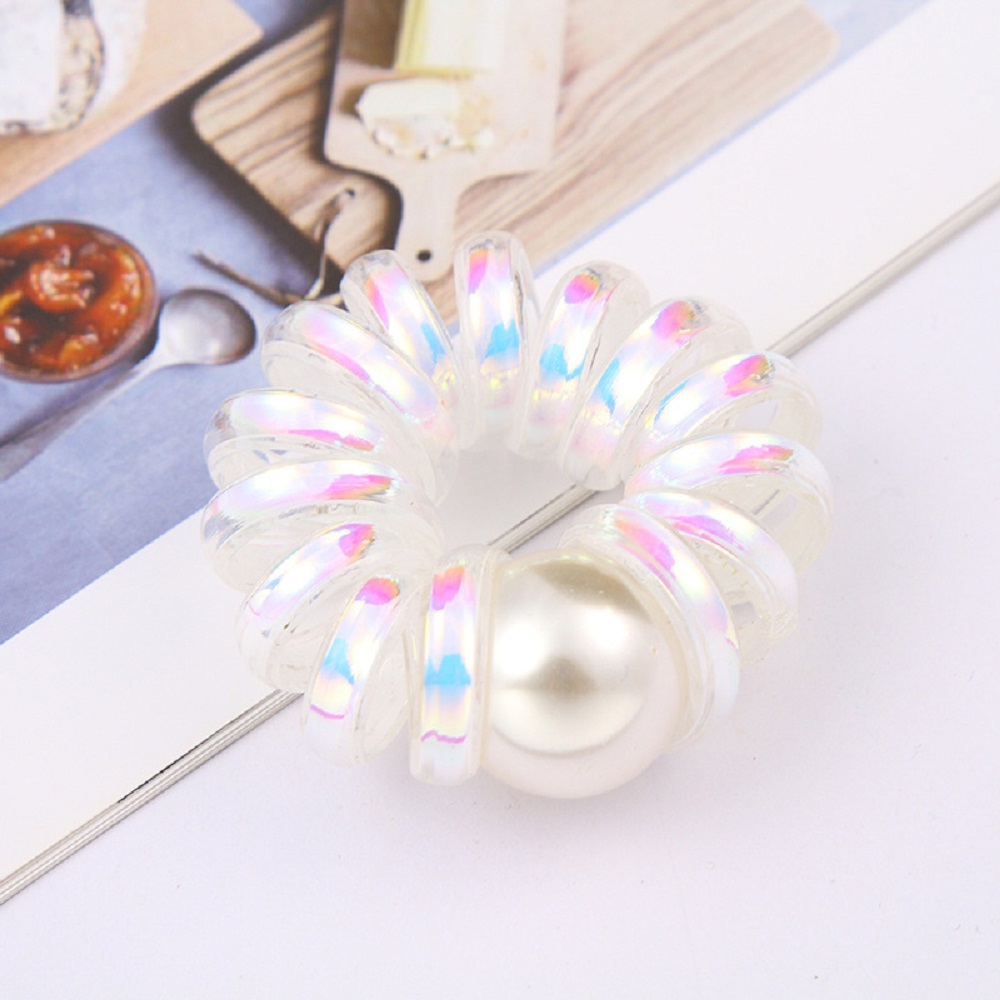 Dây buộc tóc đính ngọc trai giả xinh xắn cho nữ