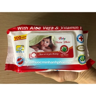 Khăn giấy ướt BaBy THIÊN PHÚC ( Hộp 100 tờ )