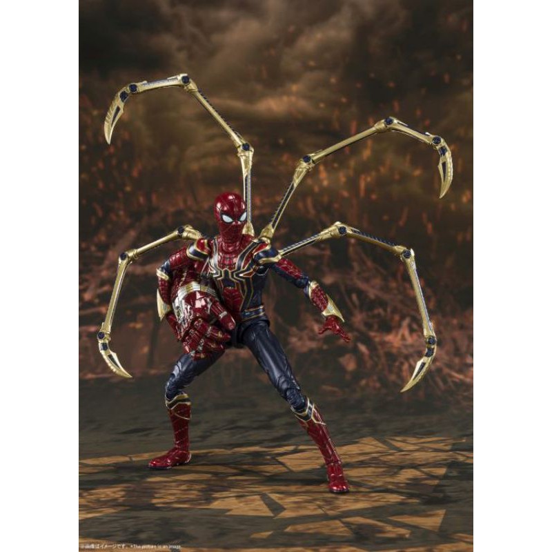 MÔ HÌNH NHÂN VẬT SHF IRON SPIDER FINALL BATTLE VER( AVENGER END GAME)