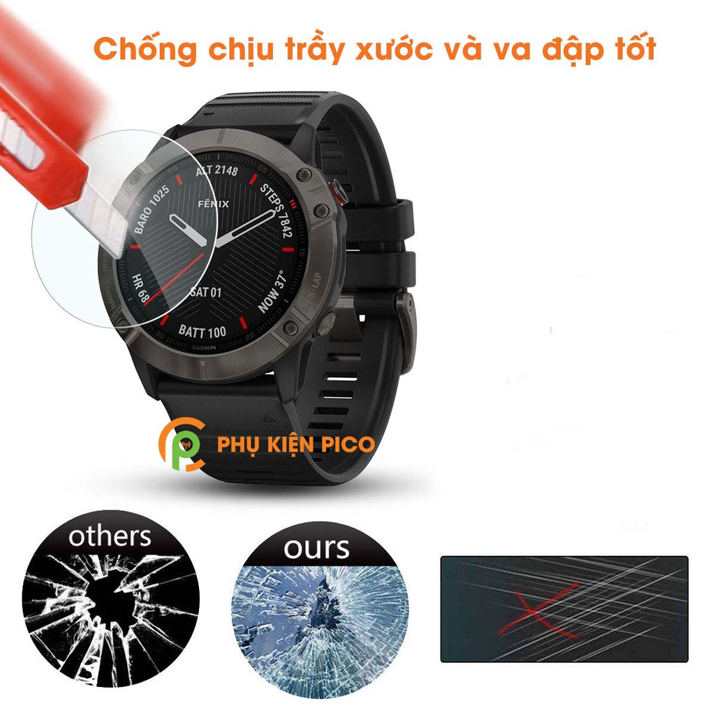 Cường lực Fenix 6 Pro - Cường lực đồng hồ Garmin Fenix 6 Pro full keo chống xước màn hình