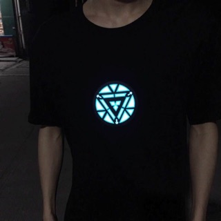 Áo thun ironman sáng đèn