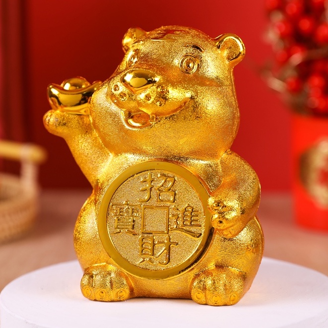Hũ Đựng Tiền Tiết Kiệm THẦN TÀI Con Giáp