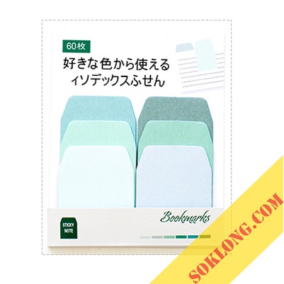 [Mã LIFEXANH03 giảm 10% đơn 500K] Bộ 60 miếng đánh dấu trang note ghi chú màu Pastel NO14 nhiều màu