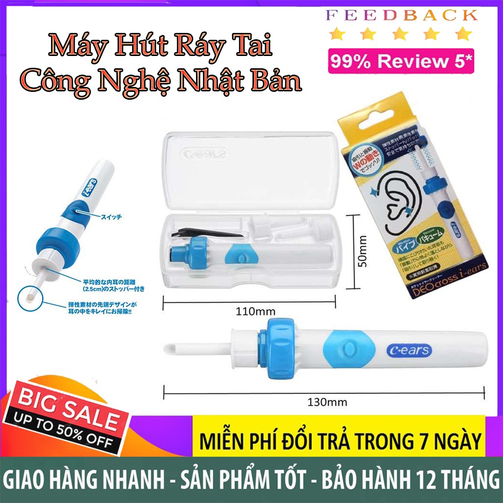 Máy Hút Ráy Tai Công Nghệ Nhật Bản