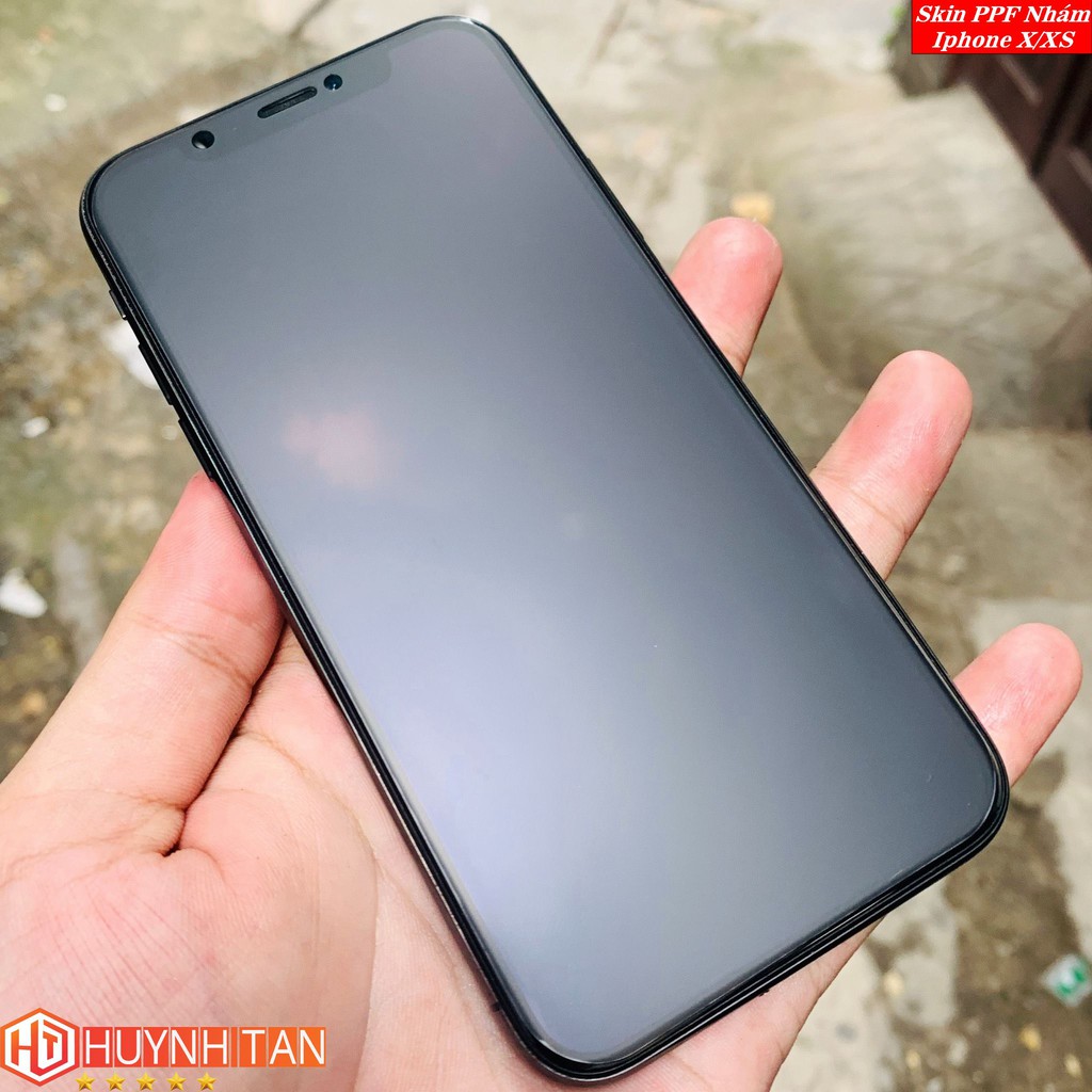 Dán dẻo PPF iphone x ip xs nhám chống bám vân tay bảo vệ điện thoại mua 1 tặng 1 huỳnh tân store