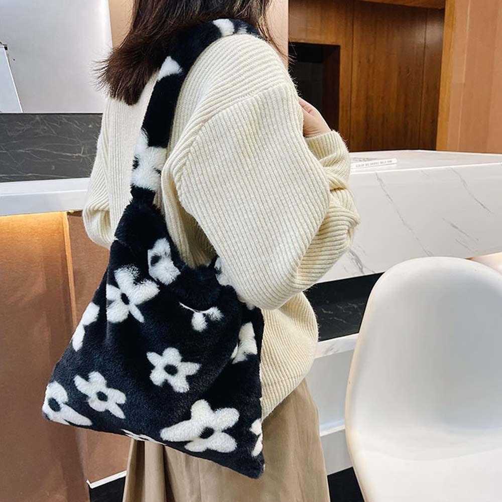 Túi Đeo Vai Bằng Nhung Lông Thời Trang