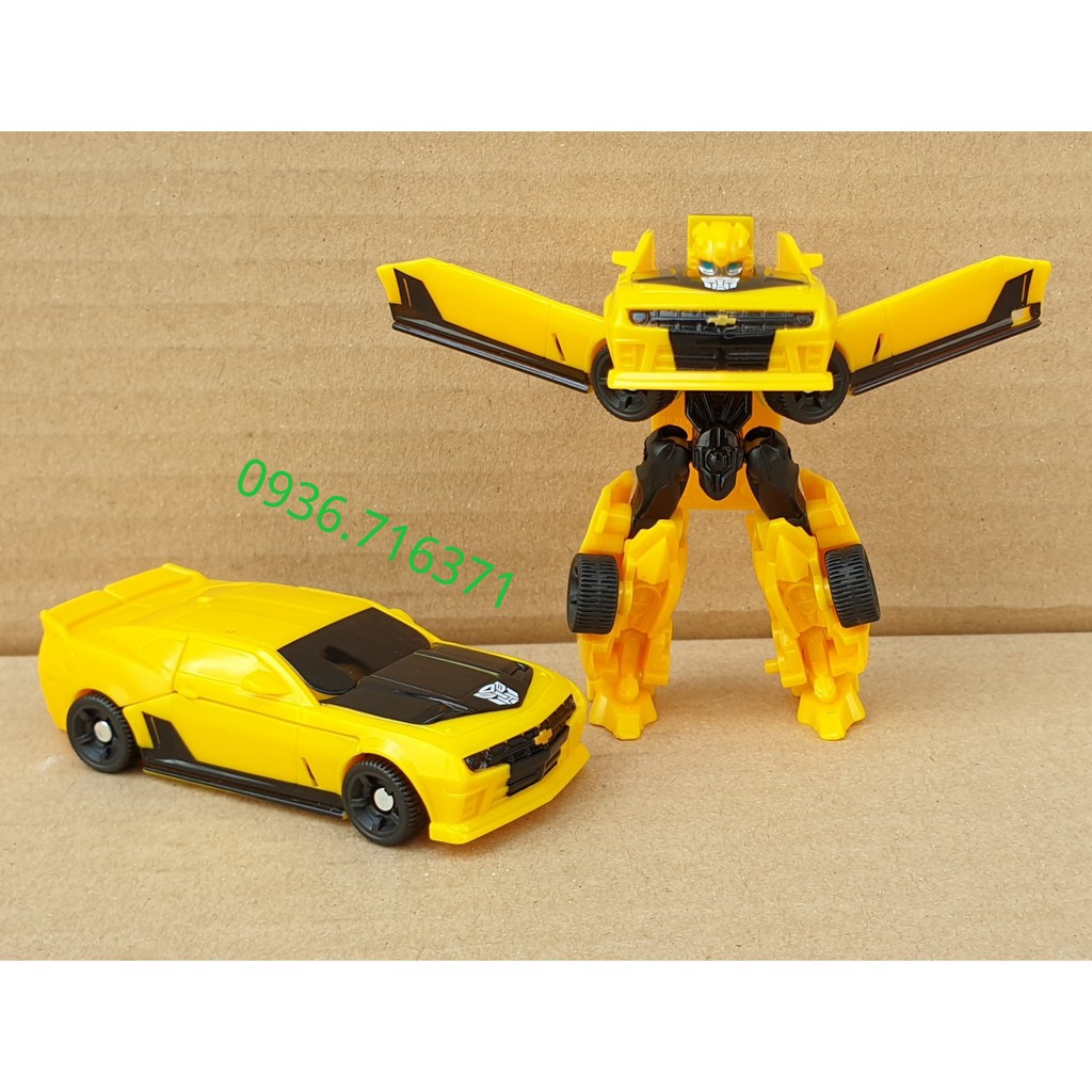 Robot Mini biến hình Bumblebee Mini cao 7cm, màu vàng nhiều bước Transformers - Hasbro
