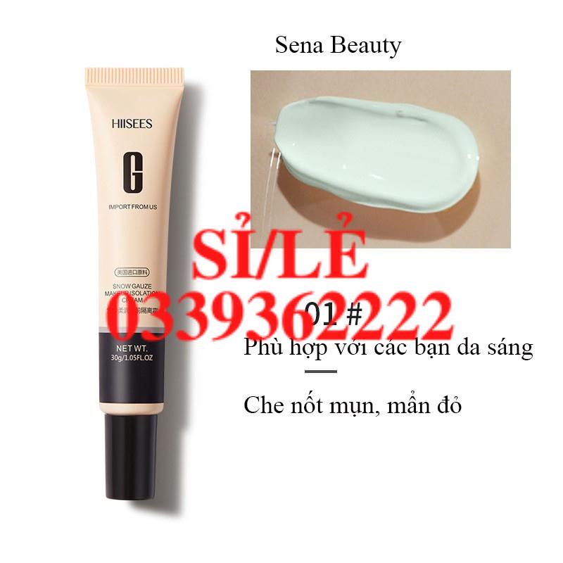 [ CHÍNH HÃNG ] Kem nền che khuyết điểm Hiisees Chữ G 30g Sena Beauty  HAIANHSHOP