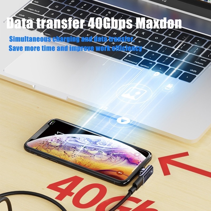 （Có hàng tồn kho）Bộ Chuyển Đổi Dữ Liệu Nhanh 100W OTG USB C USB 4.0 40Gbps Cho MacBook Pro Air SmartPhone Laptop