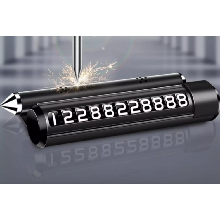 Bảng để số điện thoại trên ô tô có chức năng phá kính thoát hiểm kiêm giá đỡ điện thoại tiện dụng. có chỗ để tinh dầu | BigBuy360 - bigbuy360.vn