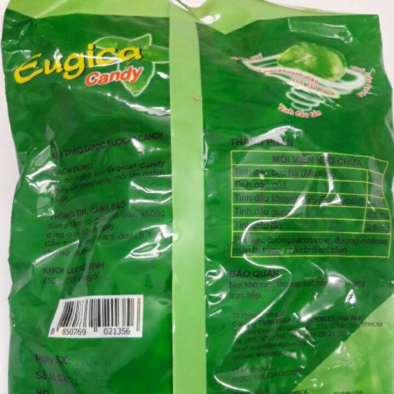 Kẹo Thảo Dược  Eugica Candy.