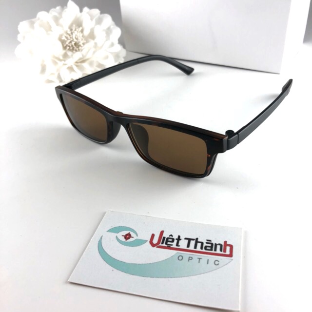 mắt Kính 5 in 1 cỡ nhỏ nhất kính râm cận 253