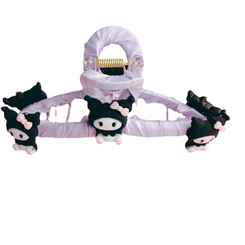 SANRIO Kẹp Tóc Móng Vuốt Lớn Hình Hello Kitty Kuromi MELODY Thời Trang Cho Bé Gái